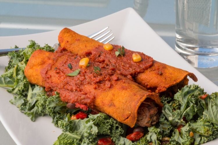 Yucatan Black Bean Stuffed Tortillas