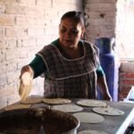 Yucatan Puffed Tortillas with Shredded Turkey and Avocado