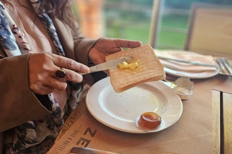 Zimbabwean Guava Jam on Buttered White Bread