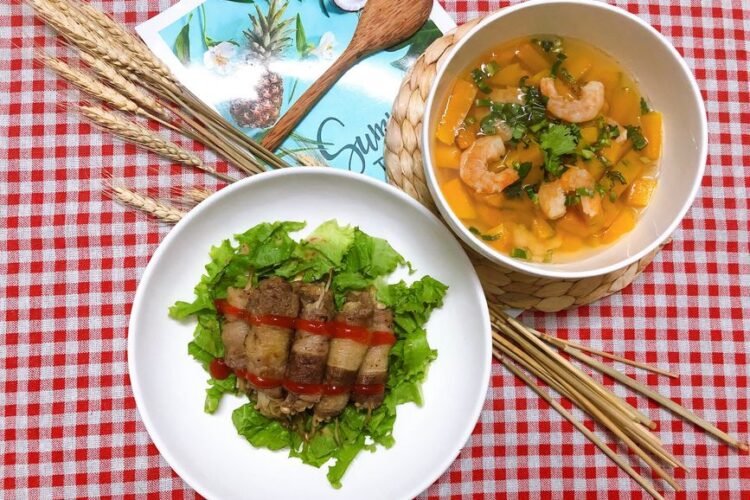 Filipino Sour Pork and Taro Soup