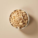 Cashew meringue crumbs