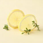 Lemon slices and thyme