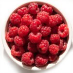 Fresh raspberries