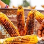 Nigerian Roasted Plantain with Spicy Pepper Sauce