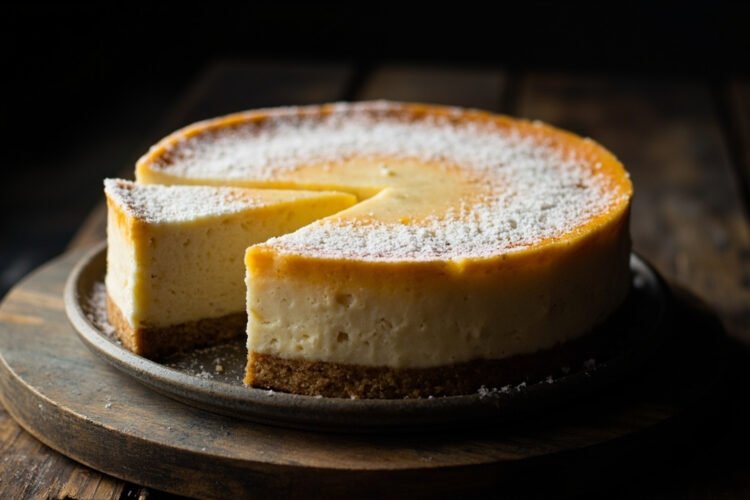 Rooibos Baked Cheesecake