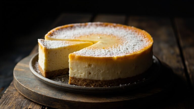 Rooibos Baked Cheesecake