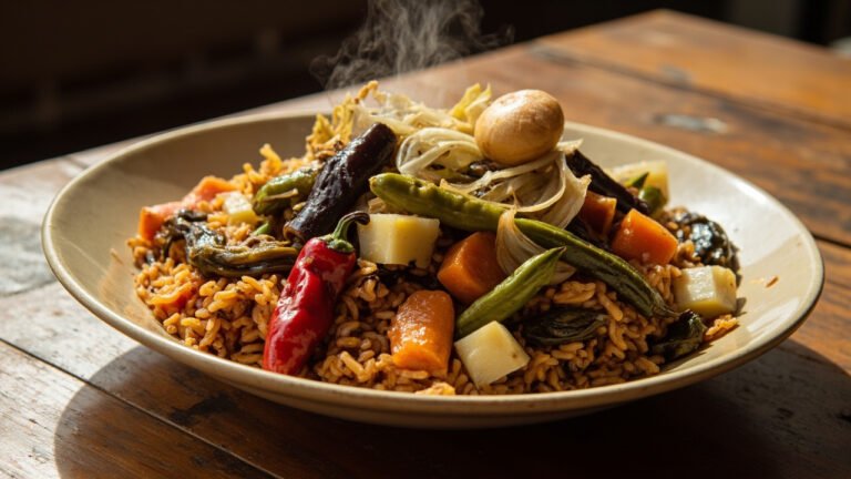 Senegalese Cassava Leaf Rice