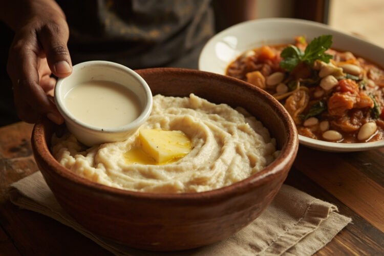 Soft South African Maize Meal Porridge