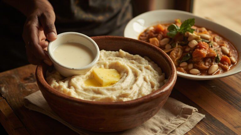 Soft South African Maize Meal Porridge