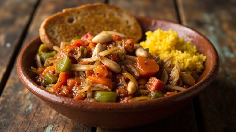 South African Chakalaka Bean and Vegetable Sauce