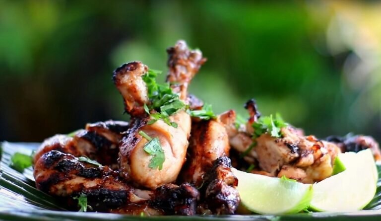 South African Grilled Chicken Feet and Heads BBQ