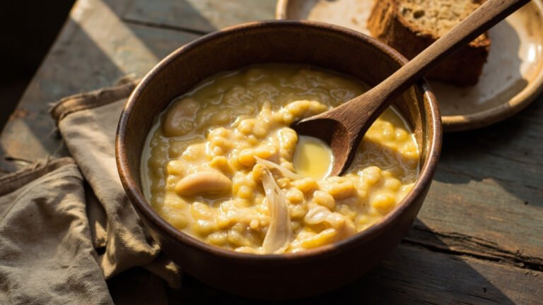 South African Samp and Sugar Beans Stew