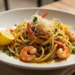 15-Minute Garlic Shrimp Pasta