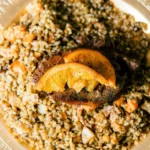 Albanian Sweet Lamb and Rice Pilaf