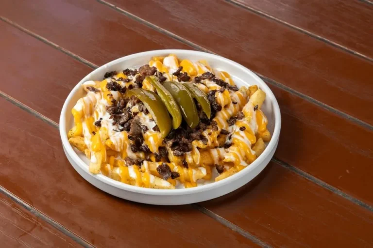 Chilean Beef and Onion Loaded Fries