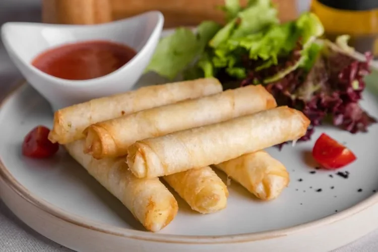 Crispy Filipino Pork and Fish Paste Roll in Bean Curd Skin