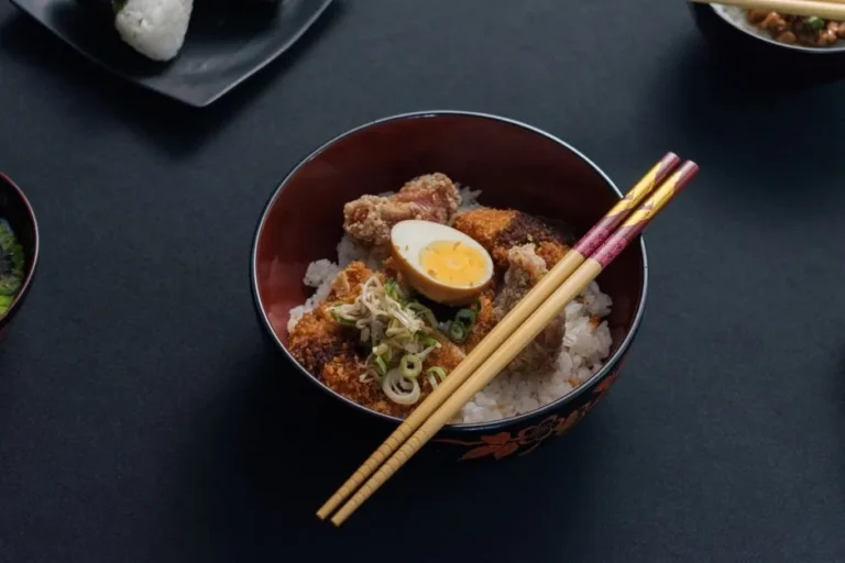 Crispy Pork Cutlet and Egg Rice Bowl
