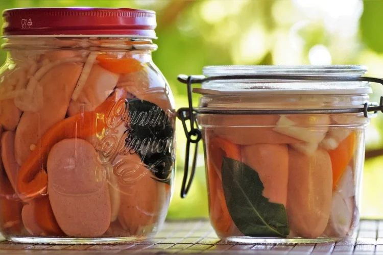 Czech Pickled Sausage in Spicy Vinegar Marinade