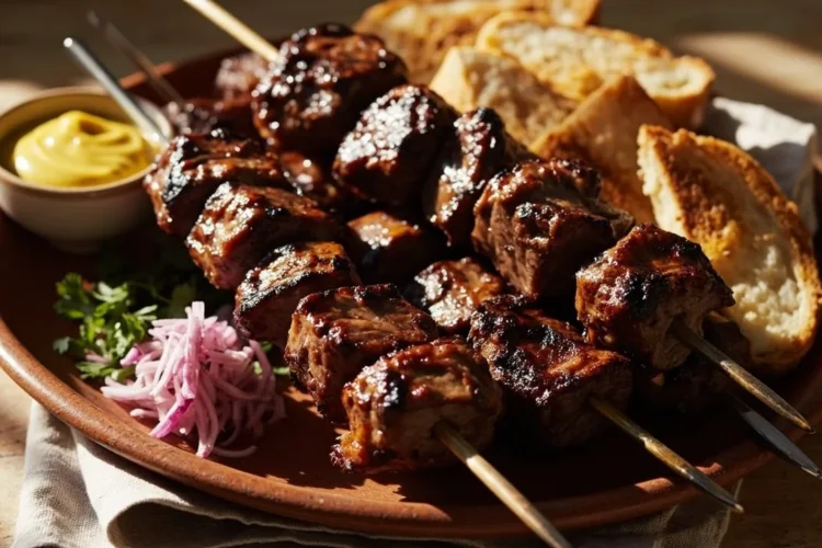 Dakar-Style Grilled Lamb Skewers