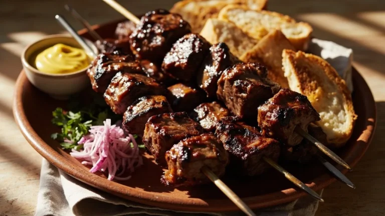 Dakar-Style Grilled Lamb Skewers