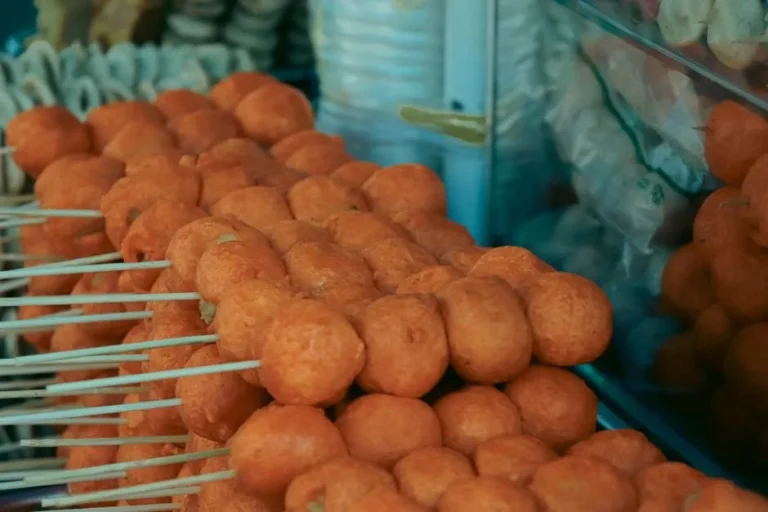 Filipino Classic Squid Ball Street Food Skewers