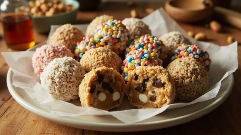 Filipino Graham Balls with Sweetened Condensed Milk