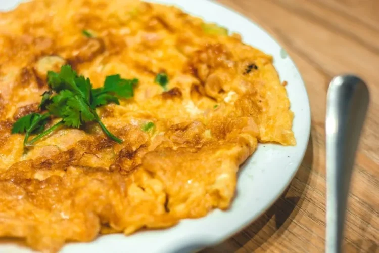 Filipino Grilled Eggplant Omelet