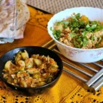 Gujarati Garlic Eggplant Curry