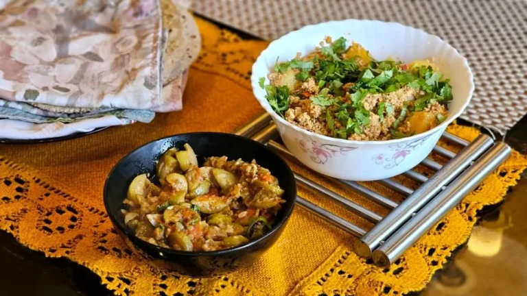 Gujarati Garlic Eggplant Curry