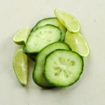 Cucumber and lime