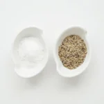 Salt and white pepper