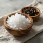 Sea salt and black pepper