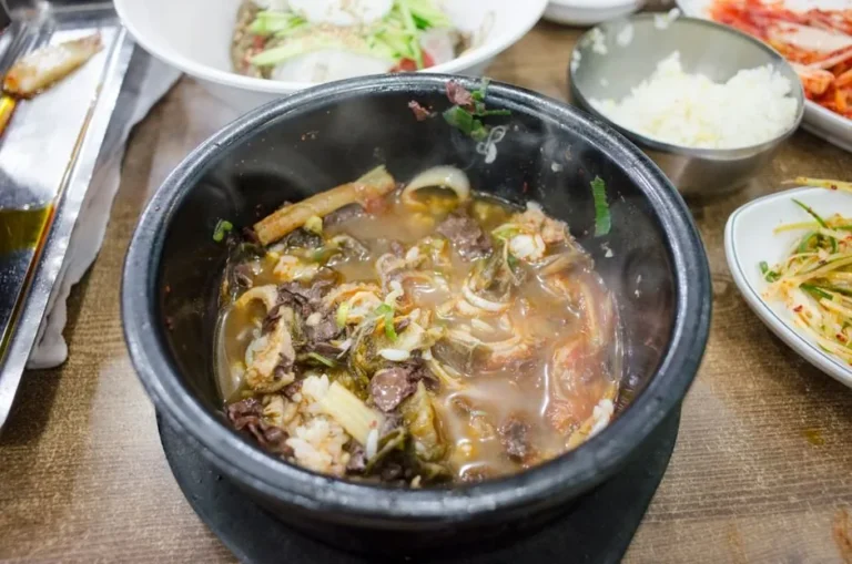 Korean Blood Sausage Soup