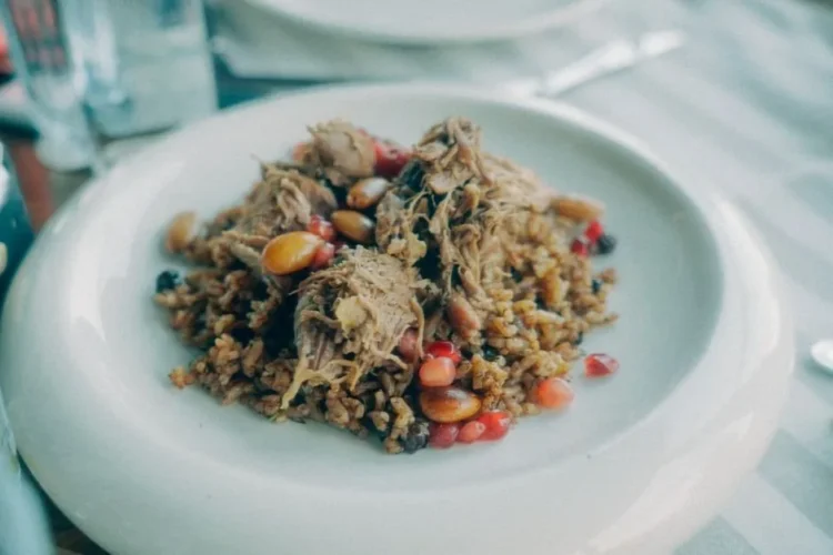 Lebanese Chicken and Rice with Vermicelli and Pine Nuts