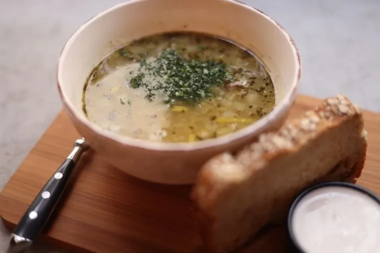 Lebanese Freekeh and Chicken Soup