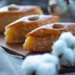 Lebanese Semolina Cake with Orange Blossom Syrup