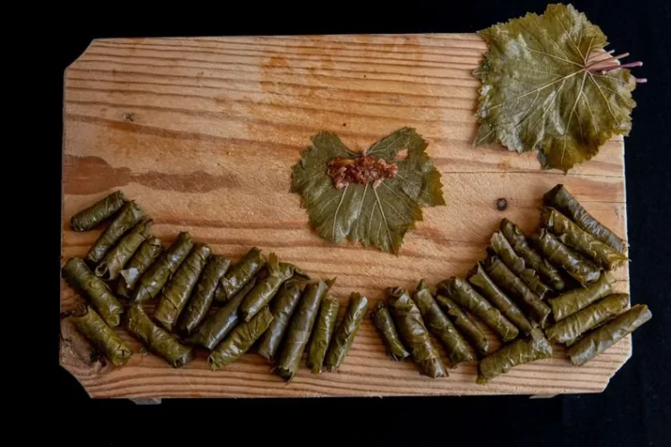 Lebanese Stuffed Grape Leaves