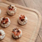 Malaysian Cantonese Steamed Pork and Prawn Dumplings with Crispy Garlic
