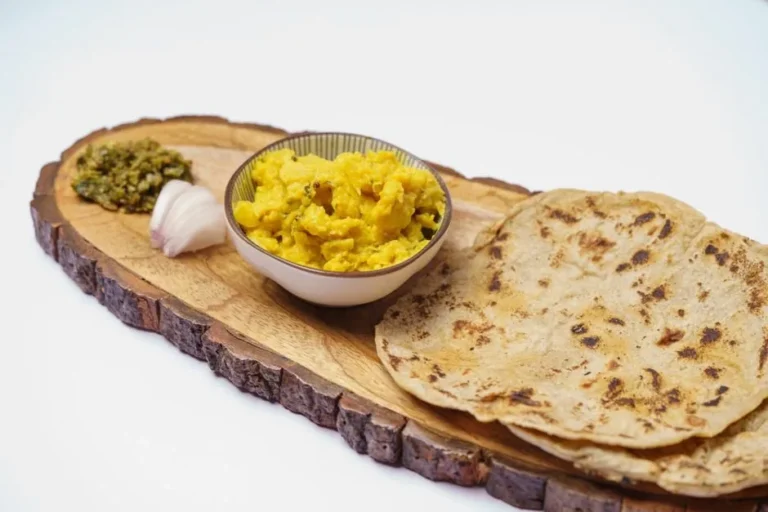 Malaysian Flaky Layered Flatbread with Spiced Yellow Lentil Curry