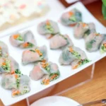 Malaysian Fresh Spring Rolls with Jicama and Peanut Filling