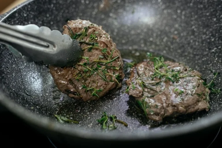 Moroccan Pan-Seared Kefta with Chermoula Herb Marinade