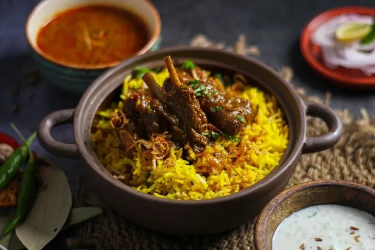 Mutton Briyani Mamak Style