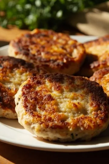 Pan-Fried German Pork and Beef Flat Patties