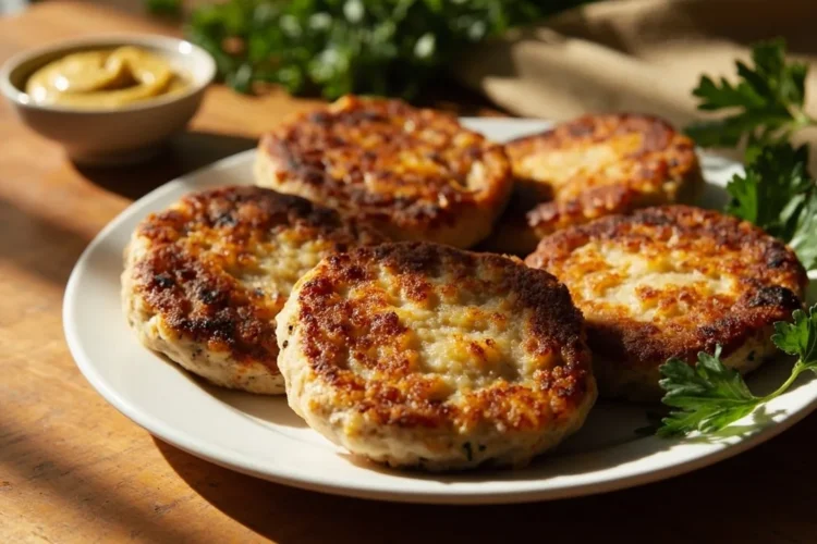 Pan-Fried German Pork and Beef Flat Patties