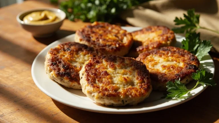 Pan-Fried German Pork and Beef Flat Patties