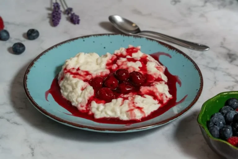 Portuguese Creamy Rice Pudding with Lemon and Cinnamon