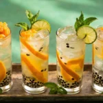 Samoan Fresh Coconut Water Cooler with Lime and Passionfruit