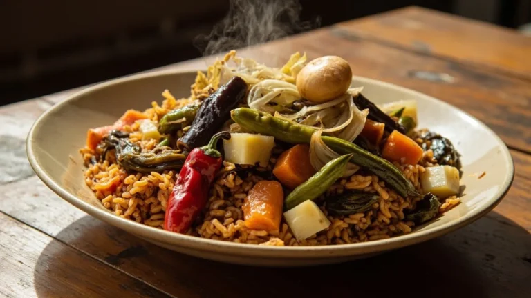 Senegalese Cassava Leaf Rice