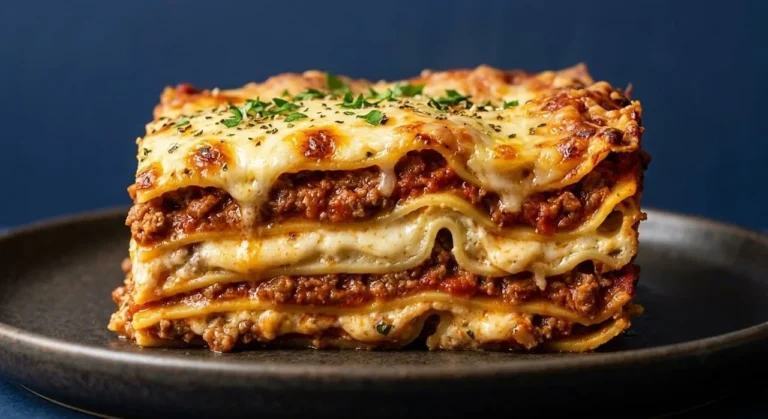 Sicilian Baked Pasta with Meat Sauce and Eggs
