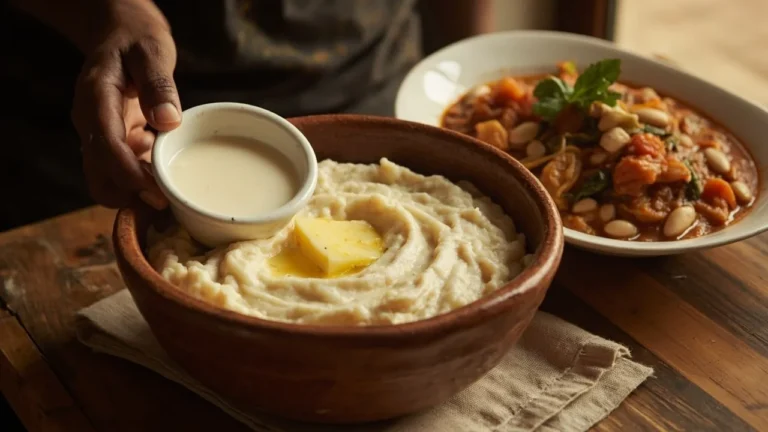 Soft South African Maize Meal Porridge